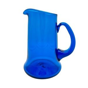 Vintage Blenko 1972 #727 Turquoise Pitcher